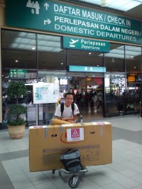 从吉隆坡LCCT机场出发到古晋，古晋我来咯